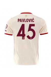 Bayern Munich Aleksandar Pavlovic #45 Voetbaltruitje 3e tenue 2024-25 Korte Mouw